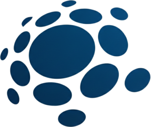 logo azul transparente